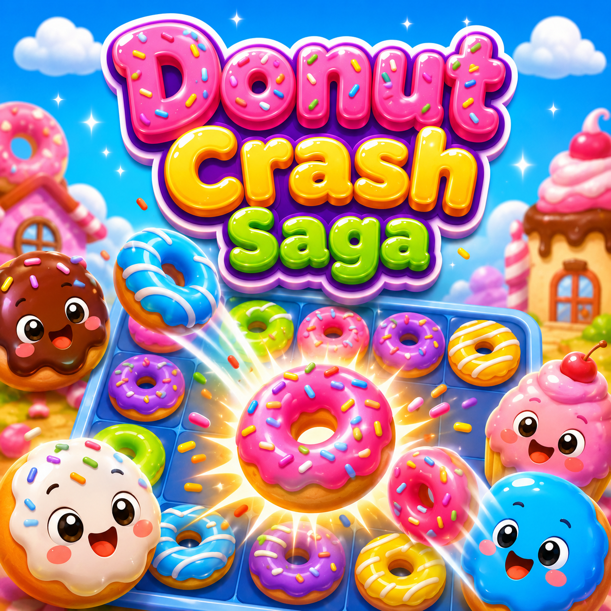 ภาพปกเกม ตำนานโดนัทถล่มทลาย