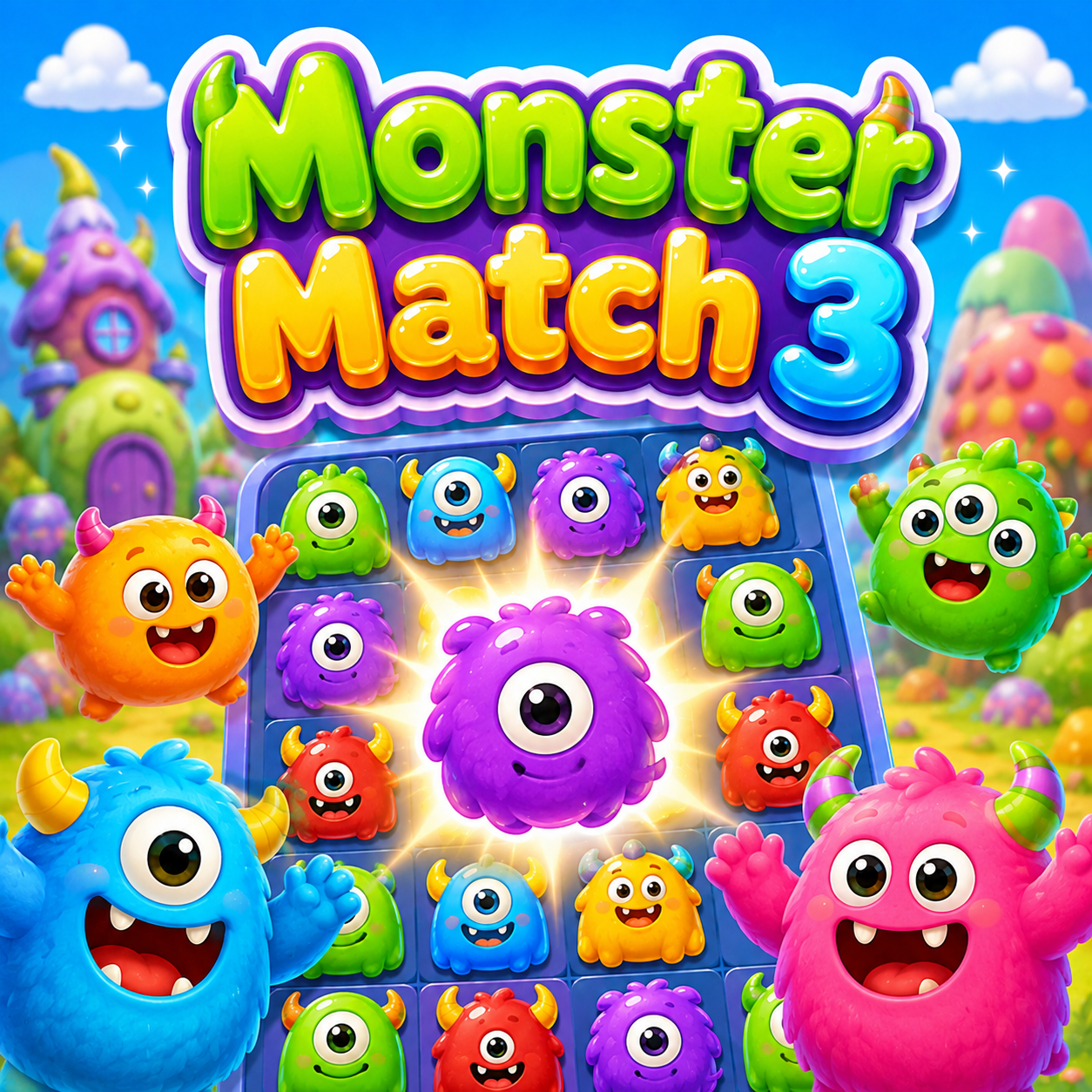 ภาพปกเกม จับคู่สัตว์ประหลาด 3