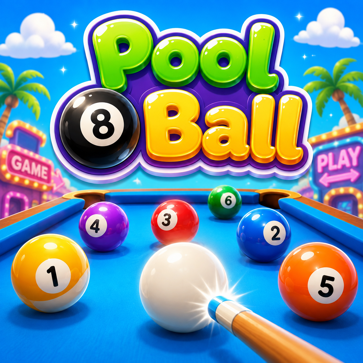 ภาพปกเกม สนุกเกอร์ พูล 8 ลูก