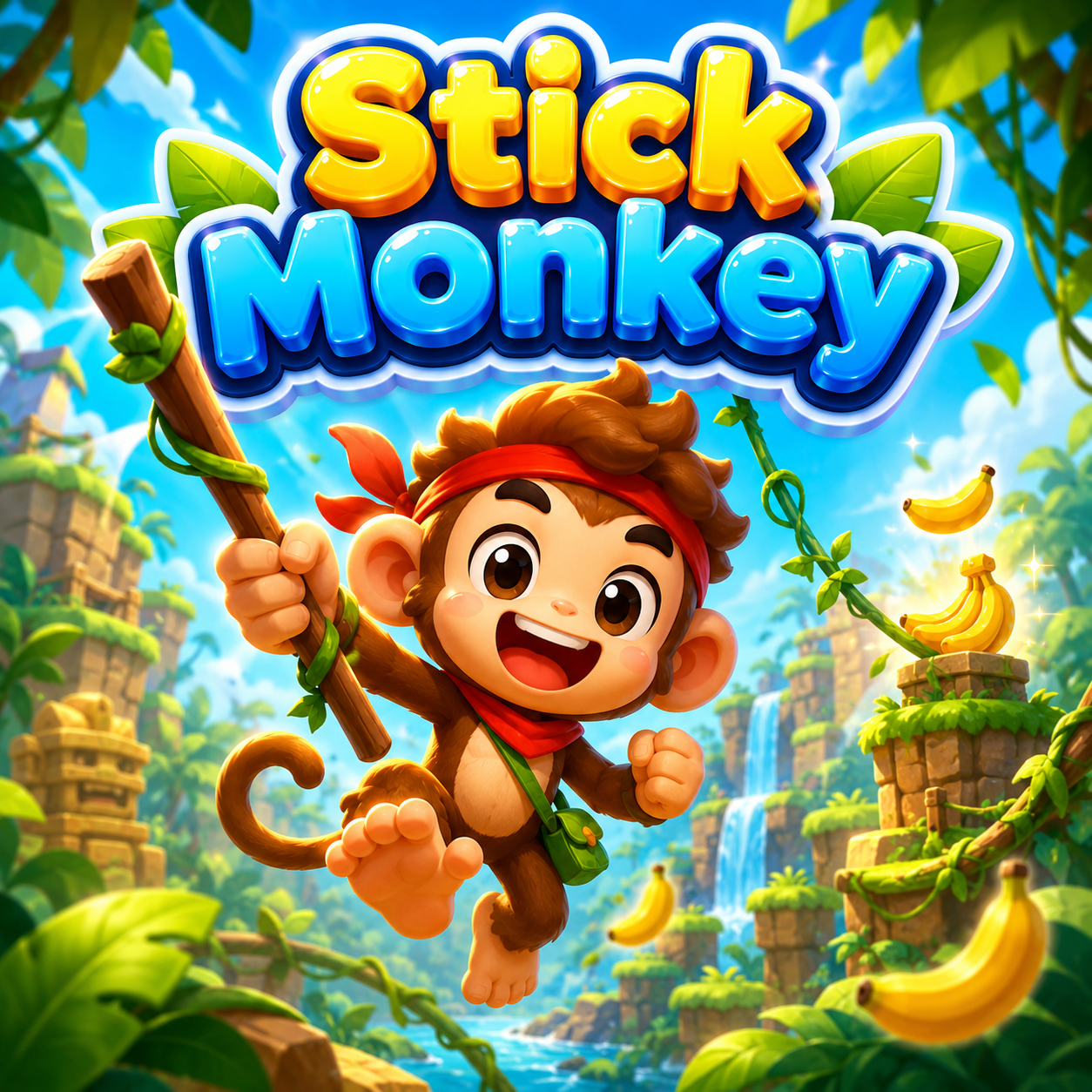 ภาพปกเกม ลิงก้านไม้ตะลุยป่า