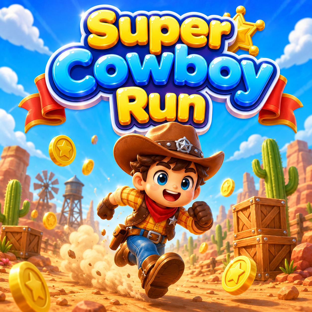 ภาพปกเกม คาวบอยยอดนักวิ่ง